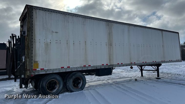 image for item DQ0617 1981 Stoughton FRPV-455T-AR dry van trailer