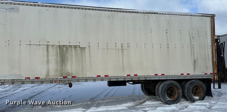 image for item DQ0617 1981 Stoughton FRPV-455T-AR dry van trailer