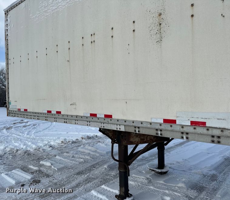 image for item DQ0617 1981 Stoughton FRPV-455T-AR dry van trailer