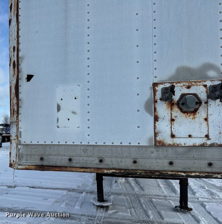 image for item DQ0617 1981 Stoughton FRPV-455T-AR dry van trailer