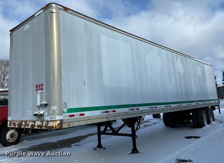 image for item DQ0618 1984 Budd dry van trailer