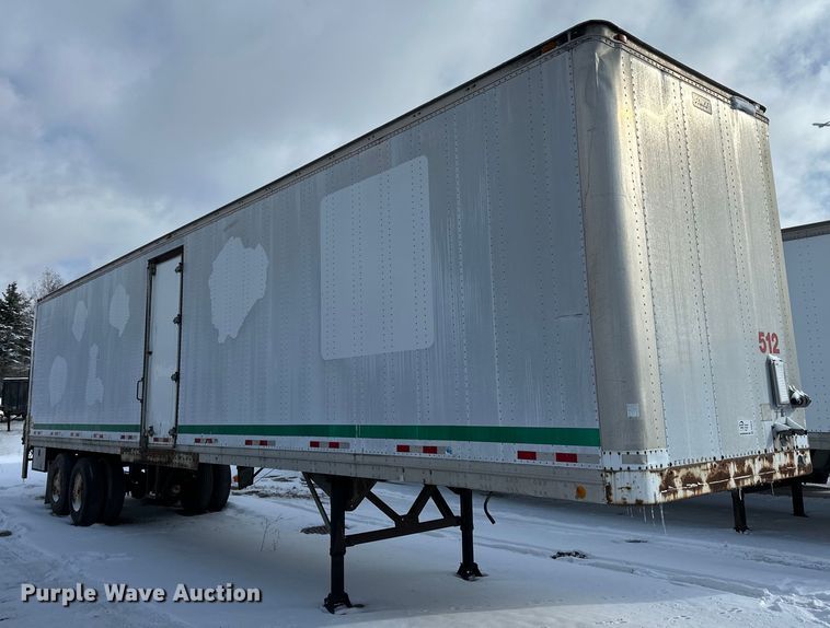 image for item DQ0618 1984 Budd dry van trailer