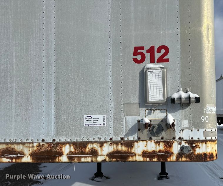 image for item DQ0618 1984 Budd dry van trailer