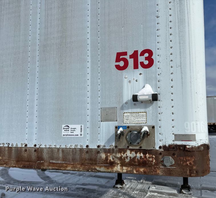 image for item DQ0619 1984 Budd dry van trailer