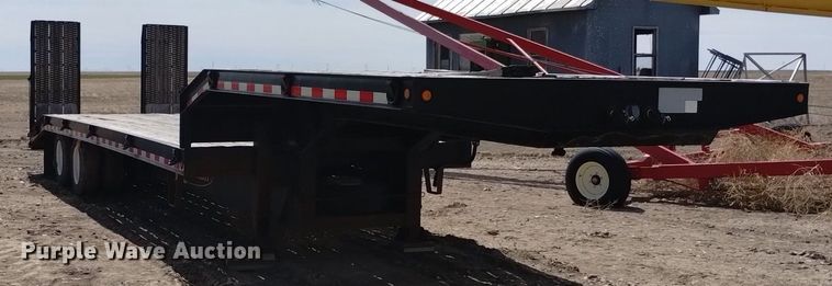 image for item DQ6041 2013 Kaufman  drop deck equipment trailer