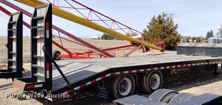 image for item DQ6041 2013 Kaufman  drop deck equipment trailer