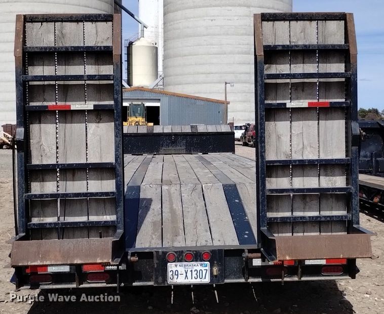 image for item DQ6041 2013 Kaufman  drop deck equipment trailer