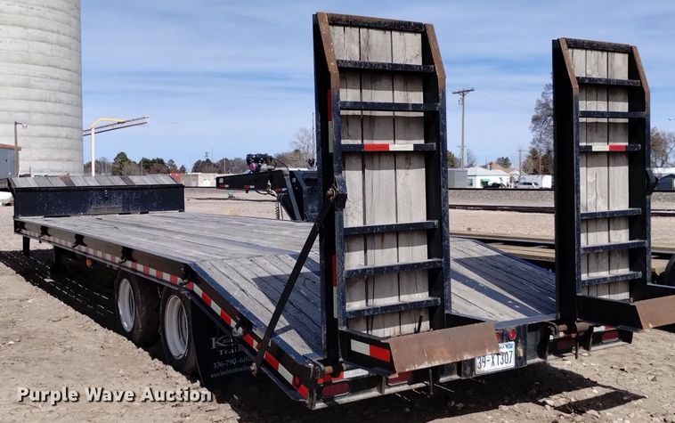 image for item DQ6041 2013 Kaufman  drop deck equipment trailer