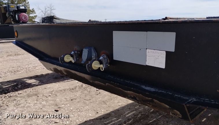 image for item DQ6041 2013 Kaufman  drop deck equipment trailer