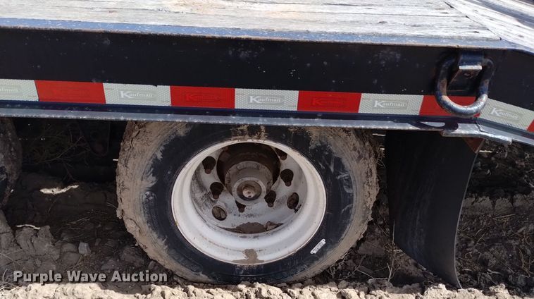 image for item DQ6041 2013 Kaufman  drop deck equipment trailer