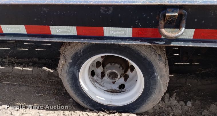 image for item DQ6041 2013 Kaufman  drop deck equipment trailer
