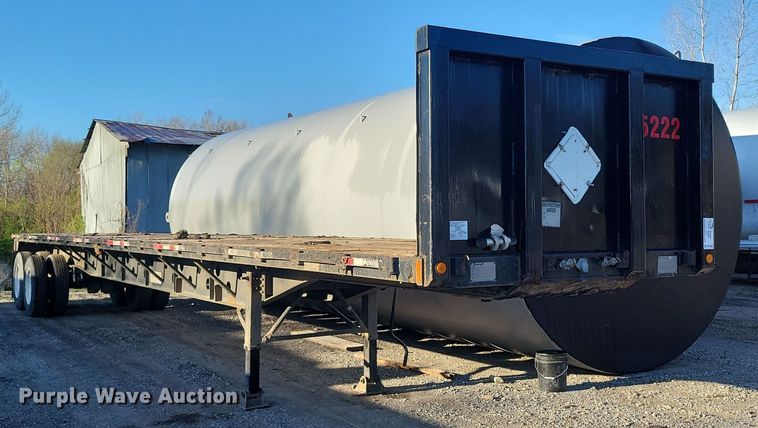 image for item DR7983 1988 Transcraft TL-90K-45 flatbed trailer