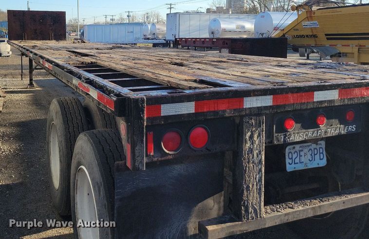 image for item DR7983 1988 Transcraft TL-90K-45 flatbed trailer
