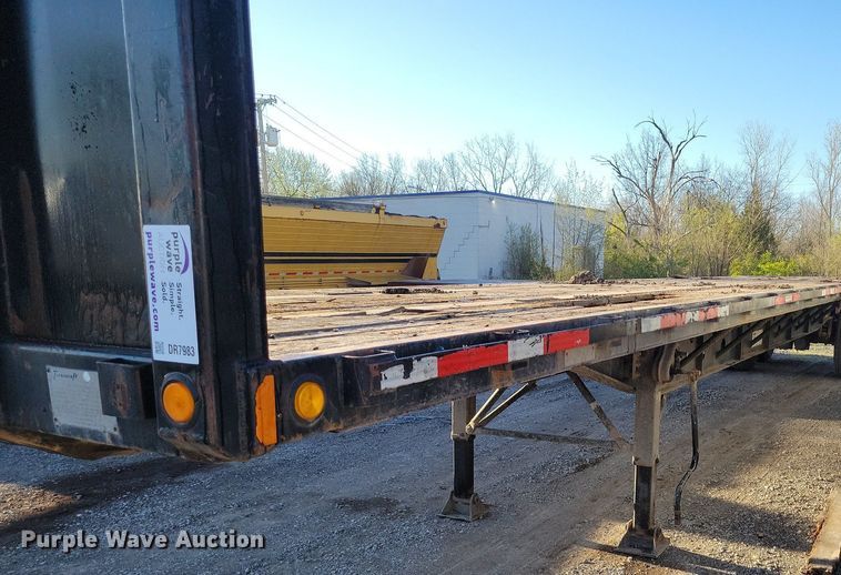 image for item DR7983 1988 Transcraft TL-90K-45 flatbed trailer