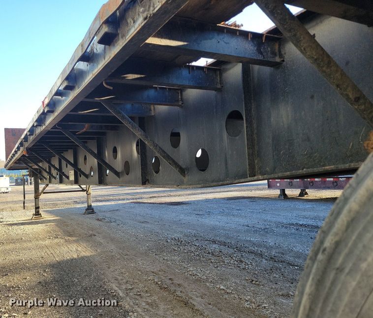 image for item DR7983 1988 Transcraft TL-90K-45 flatbed trailer