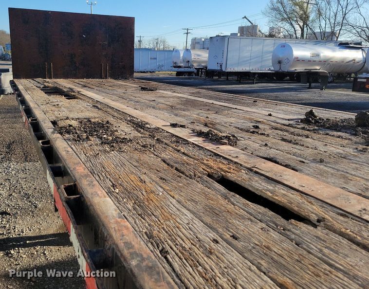 image for item DR7983 1988 Transcraft TL-90K-45 flatbed trailer