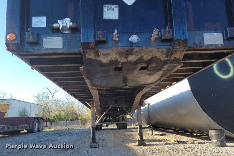 image for item DR7983 1988 Transcraft TL-90K-45 flatbed trailer