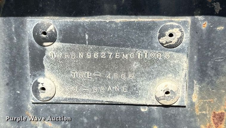 image for item DS2900 1984 Great Dane TRL 4805 drop deck trailer