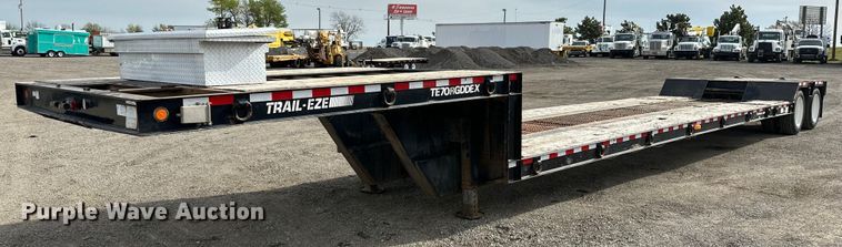 image for item EG1375 2009 Trail-Eze TE70RGDDEX drop deck equipment trailer