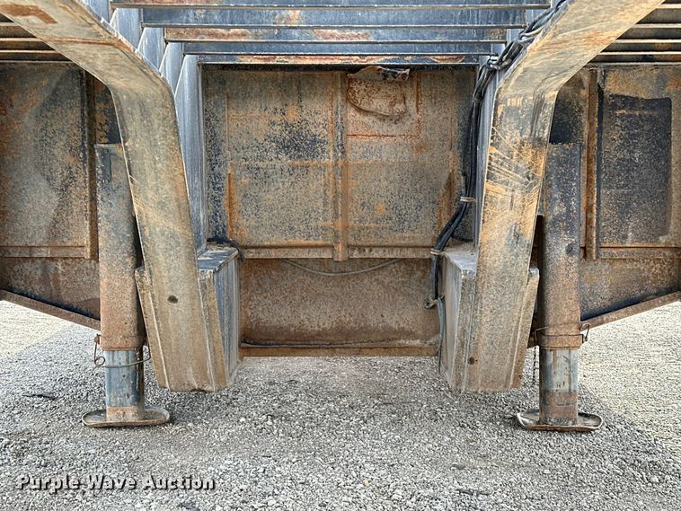 image for item EG1375 2009 Trail-Eze TE70RGDDEX drop deck equipment trailer