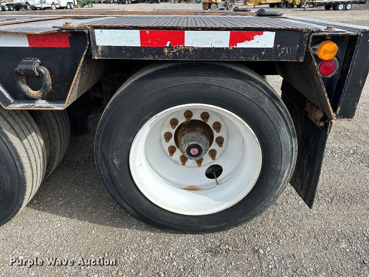 image for item EG1375 2009 Trail-Eze TE70RGDDEX drop deck equipment trailer