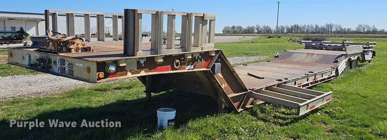 image for item EJ6256 2002 Wilson 4860TD MUV-ALL double drop deck equipment trailer