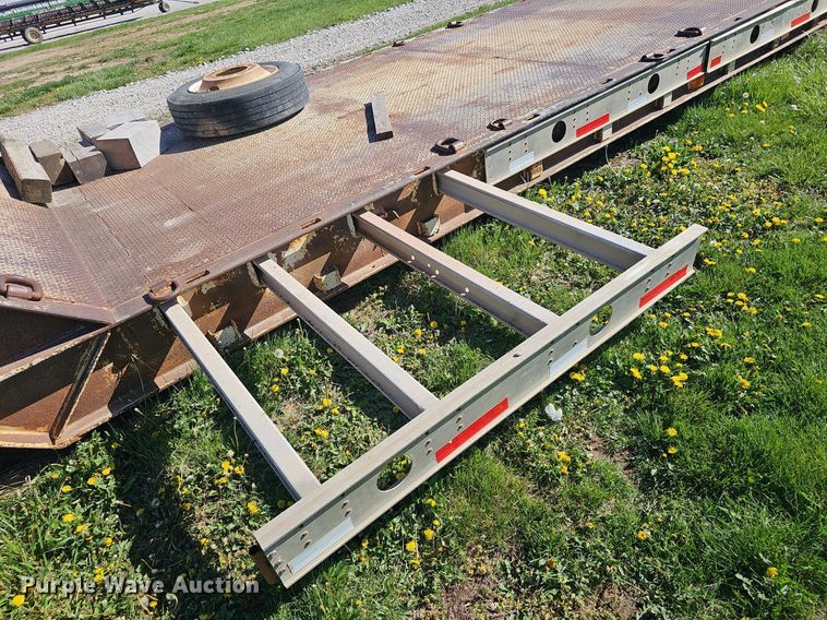image for item EJ6256 2002 Wilson 4860TD MUV-ALL double drop deck equipment trailer