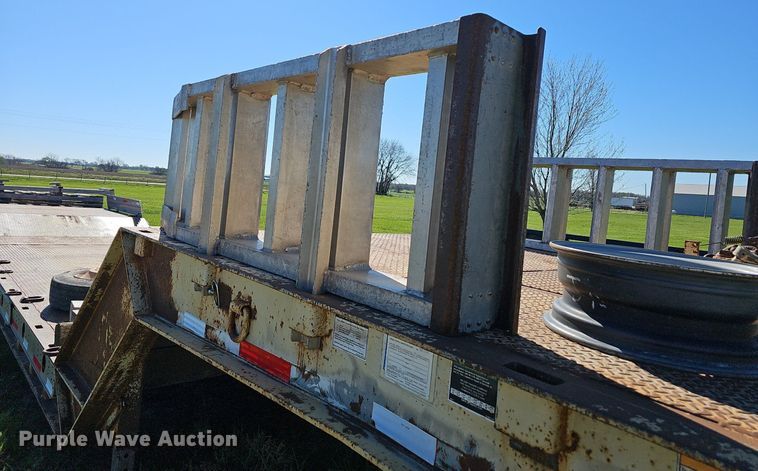 image for item EJ6256 2002 Wilson 4860TD MUV-ALL double drop deck equipment trailer