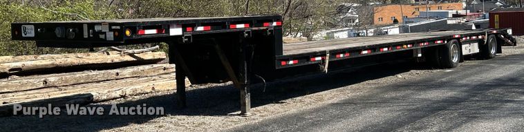 image for item EK4339 2014 Neville Built drop deck equipment trailer