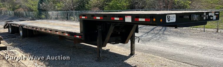 image for item EK4339 2014 Neville Built drop deck equipment trailer