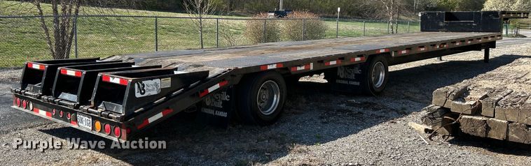 image for item EK4339 2014 Neville Built drop deck equipment trailer