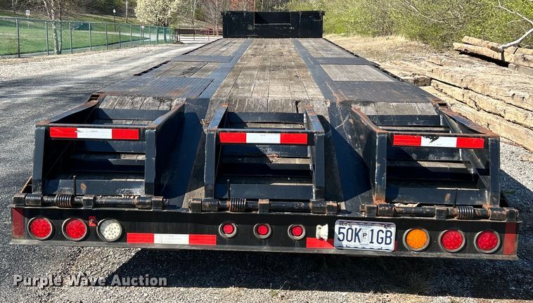 image for item EK4339 2014 Neville Built drop deck equipment trailer