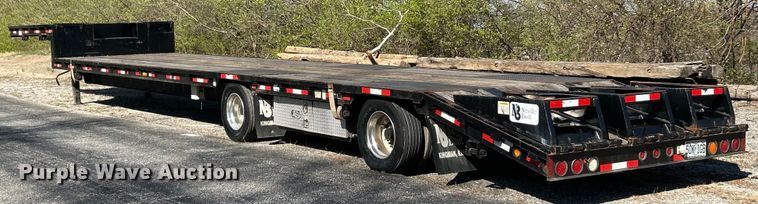 image for item EK4339 2014 Neville Built drop deck equipment trailer