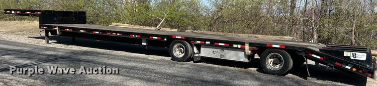 image for item EK4339 2014 Neville Built drop deck equipment trailer