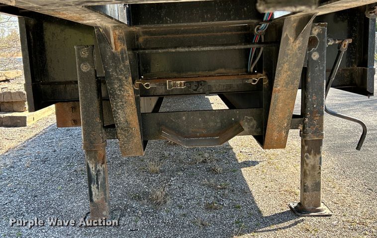 image for item EK4339 2014 Neville Built drop deck equipment trailer