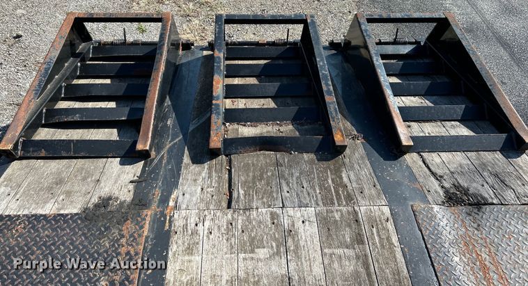 image for item EK4339 2014 Neville Built drop deck equipment trailer