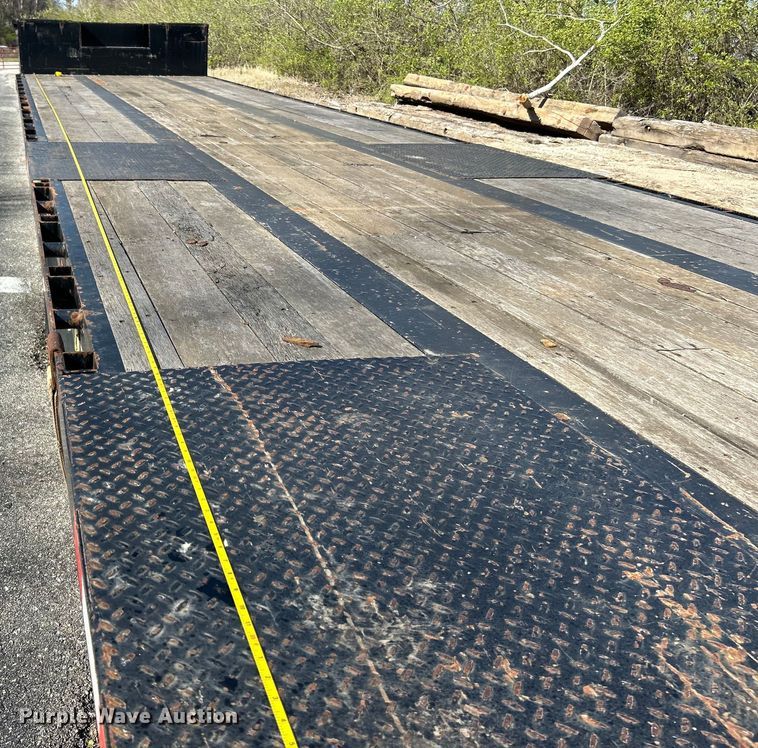 image for item EK4339 2014 Neville Built drop deck equipment trailer