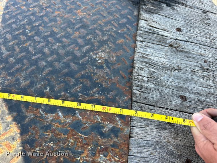 image for item EK4339 2014 Neville Built drop deck equipment trailer