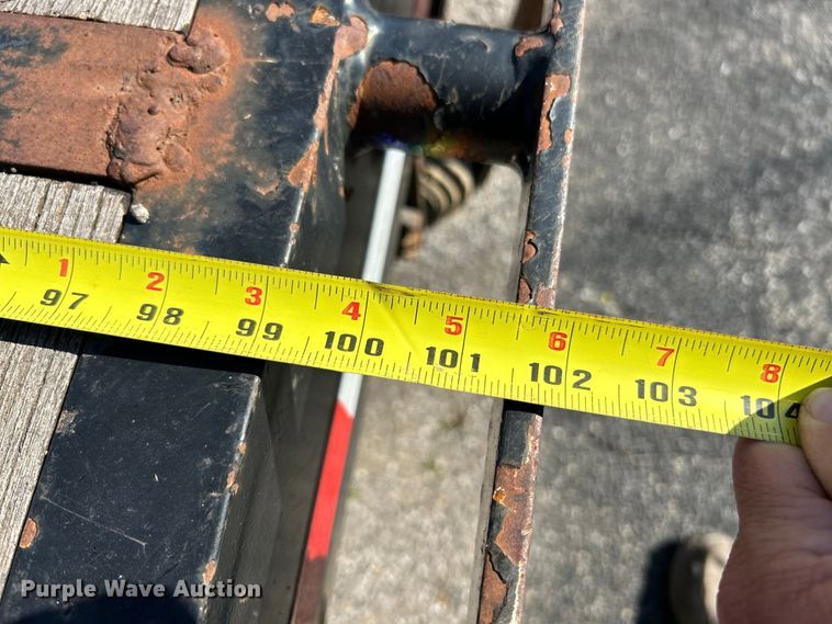 image for item EK4339 2014 Neville Built drop deck equipment trailer