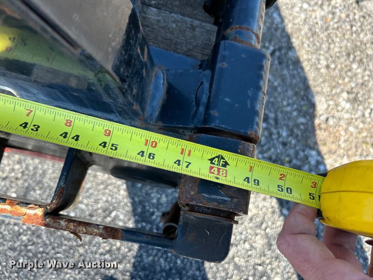 image for item EK4339 2014 Neville Built drop deck equipment trailer