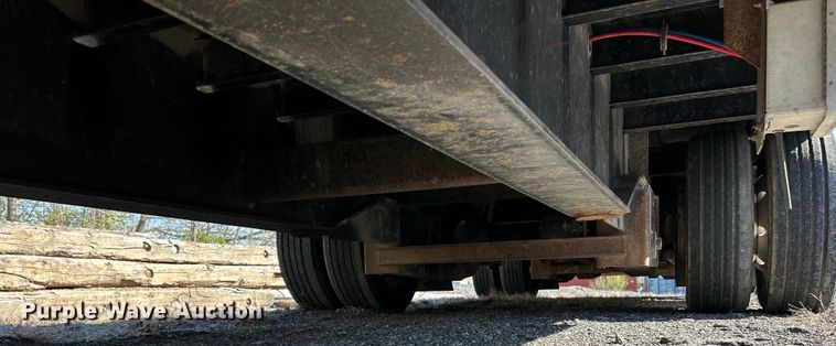 image for item EK4339 2014 Neville Built drop deck equipment trailer