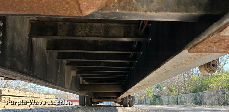 image for item EK4339 2014 Neville Built drop deck equipment trailer