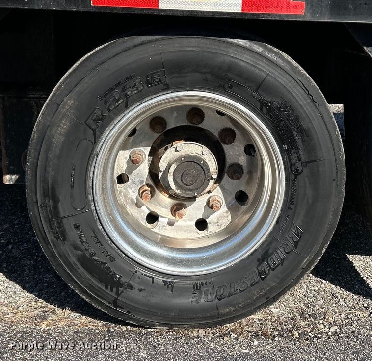 image for item EK4339 2014 Neville Built drop deck equipment trailer