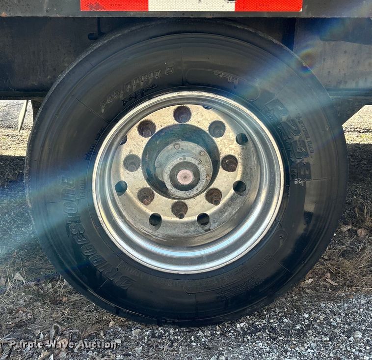 image for item EK4339 2014 Neville Built drop deck equipment trailer