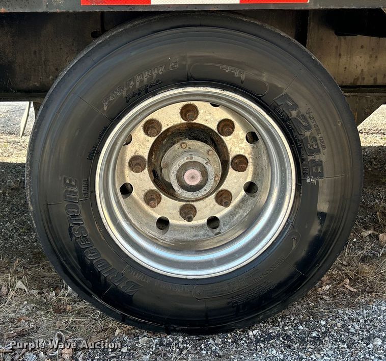 image for item EK4339 2014 Neville Built drop deck equipment trailer