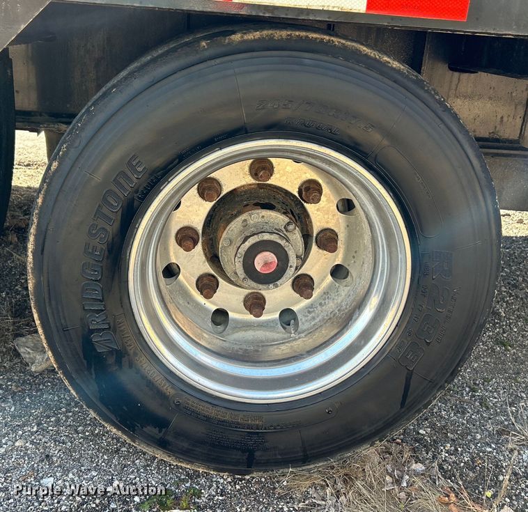 image for item EK4339 2014 Neville Built drop deck equipment trailer