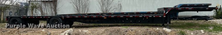 image for item EK4386 1989 Transcraft drop deck equipment trailer