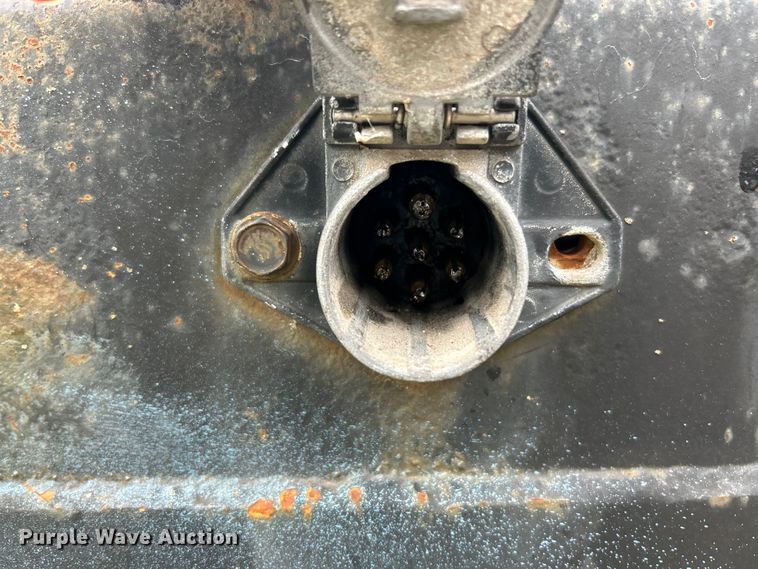 image for item EK4386 1989 Transcraft drop deck equipment trailer