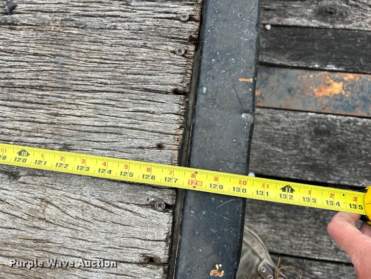 image for item EK4386 1989 Transcraft drop deck equipment trailer