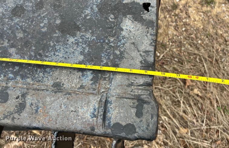 image for item EK4386 1989 Transcraft drop deck equipment trailer